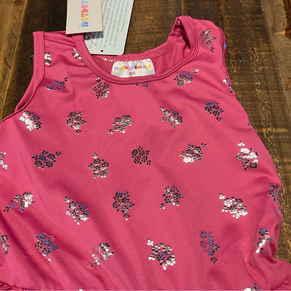 Dot Dot Smile size 5/6 and 8/10 girls pink tank twirl dress new - Picture 3 of 3